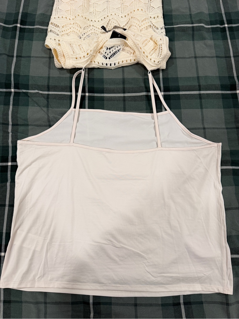 Lauren Ralph Lauren Cream Crocheted Crewneck Sweater Vest - Picture 8 of 15